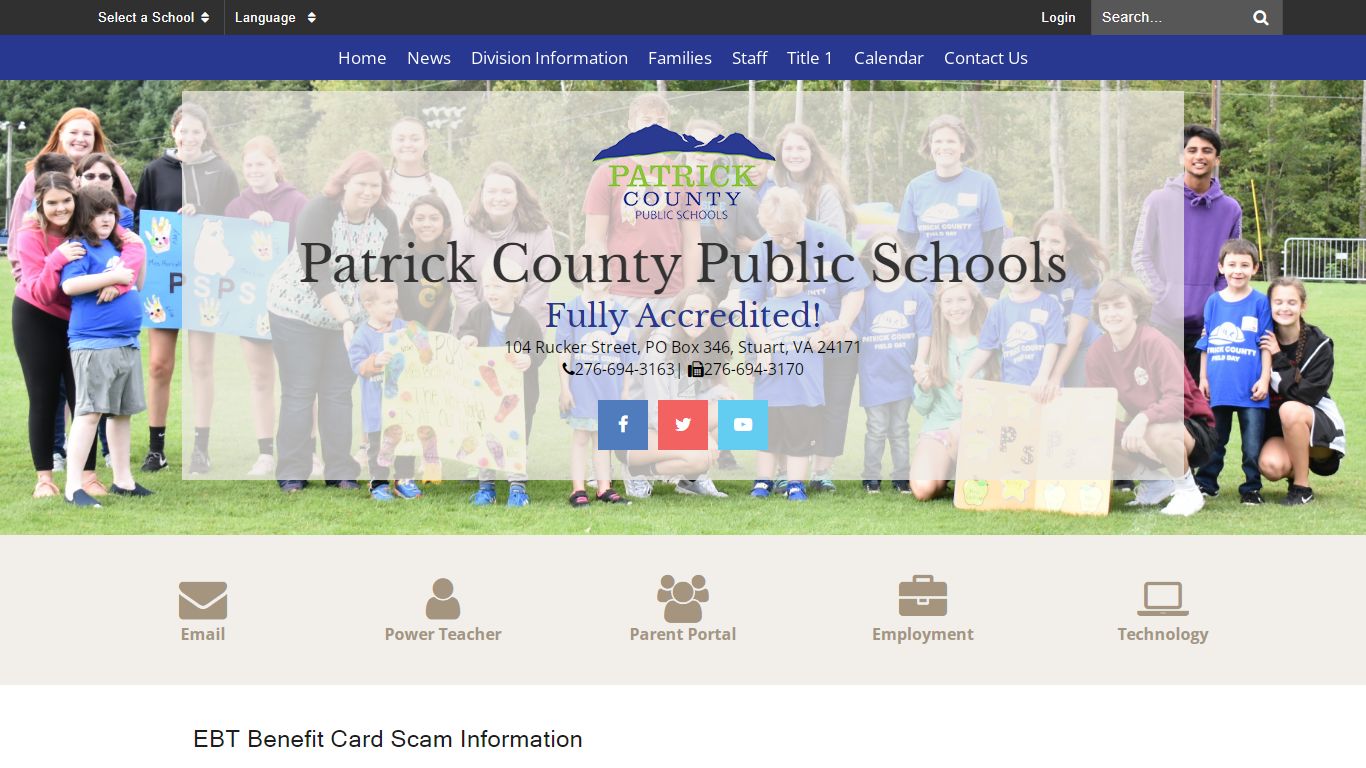 Home - Patrick County Public Schools